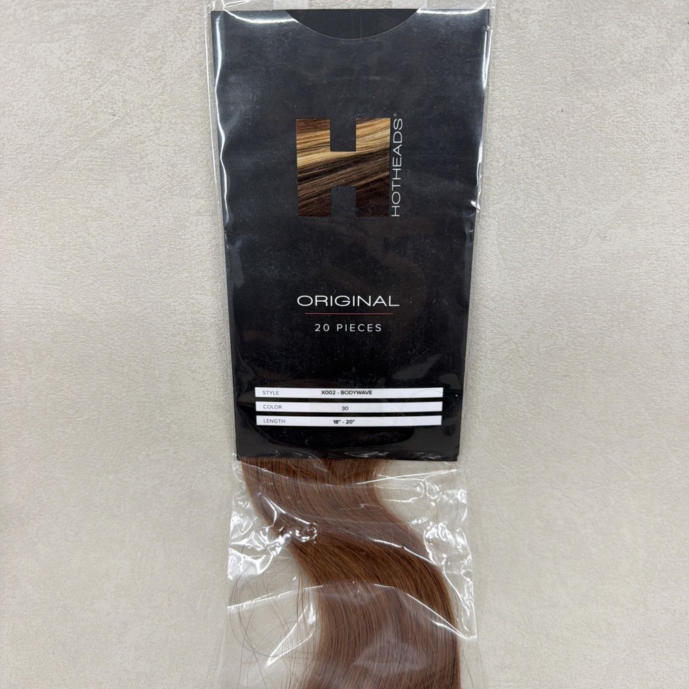 Hotheads Tape In Extensions Original #30 18-20" 20 Pieces Per Pack NEW Sealed